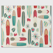 50年代の波 ラッピングペーパー (フラット)