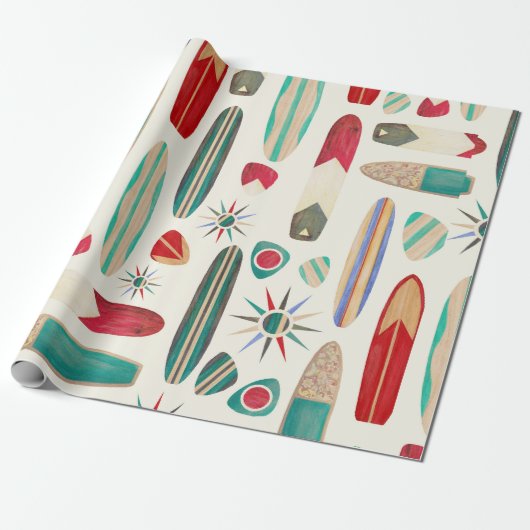 50年代の波 ラッピングペーパー (アンロールド)