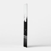50年代の白黒グラフィック・コミックスタイルのゴス・パンクシンガー Case-Mate iPhoneケース (裏面 / 右)