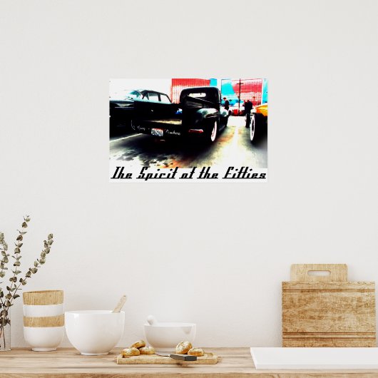 50年代の精神 ポスター (キッチン)