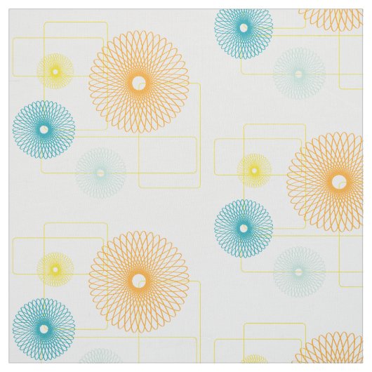 50年代の花 ファブリック (見本)