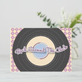 50年代はパーティの招待状を記録します 招待状 (スタンド正面)