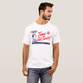 50年代は税を切るために時間を計ります Tシャツ (正面フル)