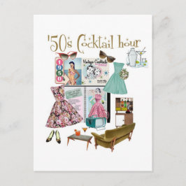 50年代カクテル時間 ポストカード