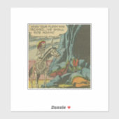 50年代ゴールデンエイジホラー漫画 |怖いレトロ漫画 シール (シート)