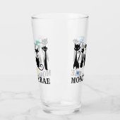 50年代モダン半ば黒猫 タンブラーグラス (左)