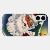 50年代レトロの陽気なサンタクロース、ヴィンテージのクリスマス Case-Mate iPhoneケース (裏面 (横))