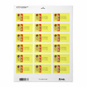 50年代レトロクリスマス応援クリスマス ラベル (フルシート)