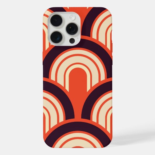 50年代レトロ抽象画 iPhoneケース (裏面)