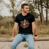 50年代ロカビリーピンアップガールバイクショップ |メンズTシャツ Tシャツ