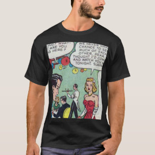 50年代ロマンチック漫画 Tシャツ