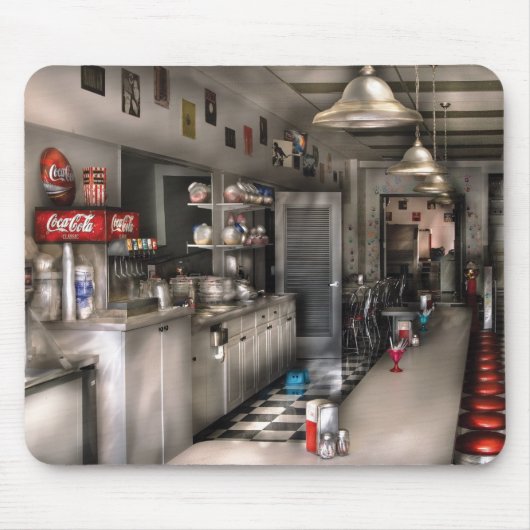 50年代-ソーダ・ファウンテン マウスパッド (正面)