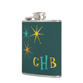 50年代 – 原子と星のお尻フラスコ フラスク (左)