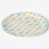 50年代 – 原子と星の紙プレート ペーパープレート (アングル)