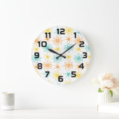 50年代 – 原子と星時計 ラージ壁時計 (ホーム)