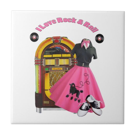 50年代I愛石及びロールタイル タイル (正面)