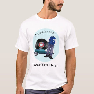 50年代I愛石NロールTシャツ Tシャツ