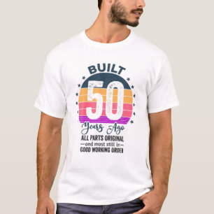50年前に構築されたすべてのパーツオリジナルヴィンテージ1972 Tシャツ