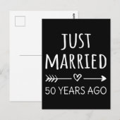 50年前に結婚しました I ポストカード (正面/裏面)