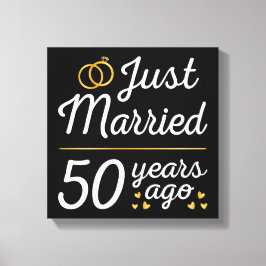 50年前に結婚しました II キャンバスプリント