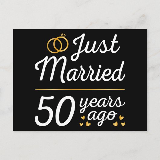 50年前に結婚しました II ポストカード (正面)