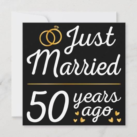 50年前に結婚しました II 招待状 (正面)
