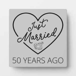 50年前に結婚しました III フォトプラーク