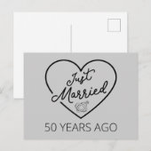 50年前に結婚しました III ポストカード (正面/裏面)