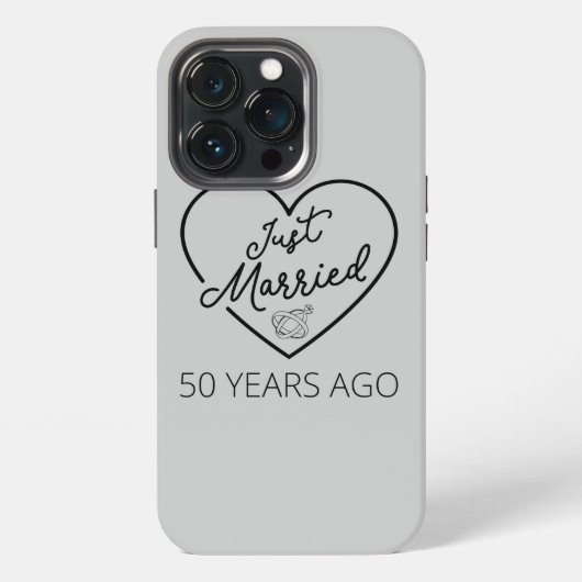 50年前に結婚しました III iPhoneケース (裏面)