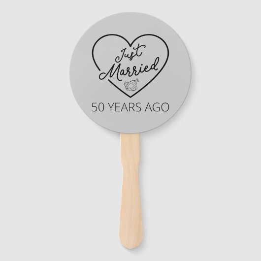 50年前に結婚しましたIII ハンドファン (正面)