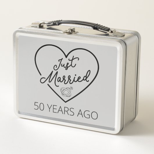 50年前に結婚しましたIII メタルランチボックス (正面)