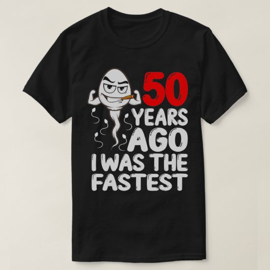 50年前のメンズ50誕生日ギャグドレス私はTh Tシャツ (デザイン正面)