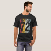50年前のヴィンテージ1972年50回目の誕生日勲章 Tシャツ (正面フル)