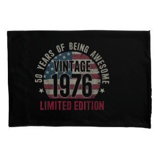 50年前のヴィンテージ 1976年 50歳の誕生日限定品 枕カバー