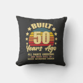 50年前製造 オリジナルパーツで50歳の誕生日をお祝い クッション (正面)
