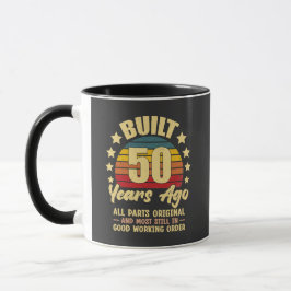 50年前製造 オリジナルパーツ 50歳の誕生日 マグカップ