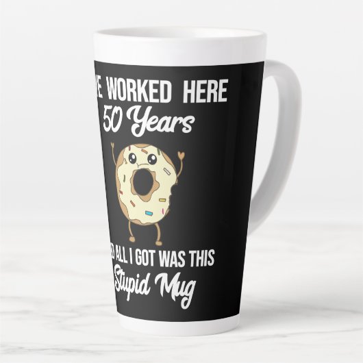 50年勤続記念賞与マグ カフェラテマグ (右アングル)