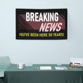 50年勤続50周年 横断幕 (トレードショー)