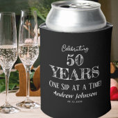 50年祝間、一口ずつ!バースデー 缶クーラー