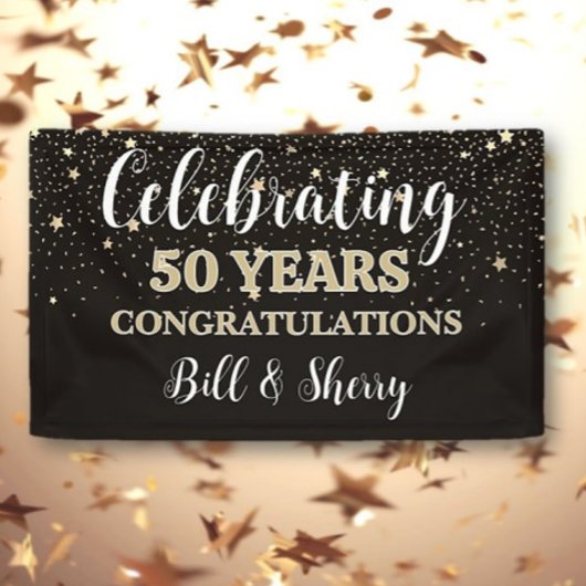 50年祝!カスタム記念日バナー 横断幕