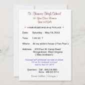 50年級再会 招待状 (裏面)