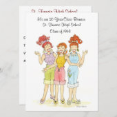 50年級再会 招待状 (正面/裏面)