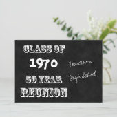 50年級懇親会ヴィンテージシャルボード 招待状 (スタンド正面)