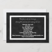 50年級懇親会ヴィンテージシャルボード 招待状 (裏面)