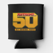 50年素晴らし誕生日記念日 缶クーラー (正面)