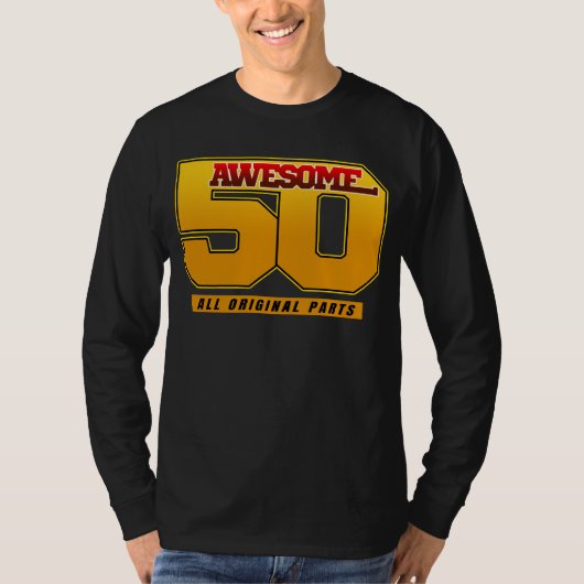 50年素晴らし誕生日記念日 Tシャツ (正面)