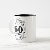 50年素晴らし ツートーンマグカップ (正面左)