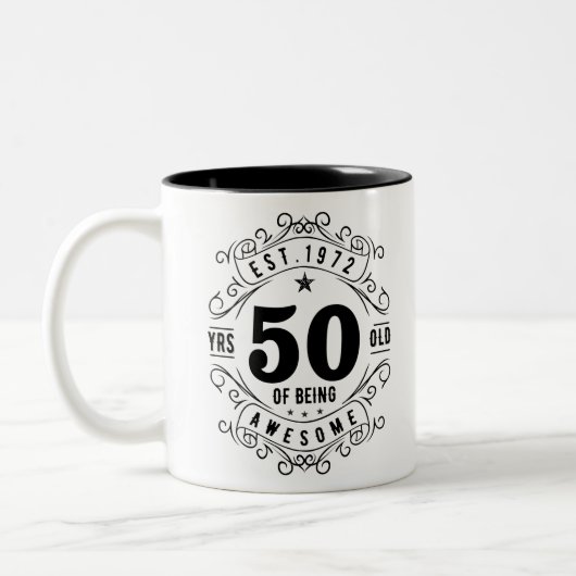 50年素晴らし ツートーンマグカップ (左)