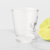 50年結婚記念ミニマルエレガント ショットグラス (左)