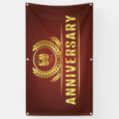 50年記念日 横断幕 (縦)